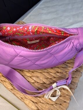 NWT Vera Bradley Springbrook Sling Crossbody Bag - Bright Orchid Purple